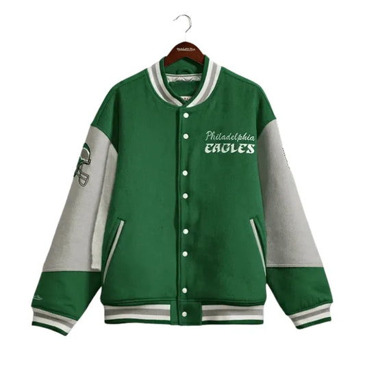 Princess Diana Philadelphia Eagles Wool Varsity Jacket