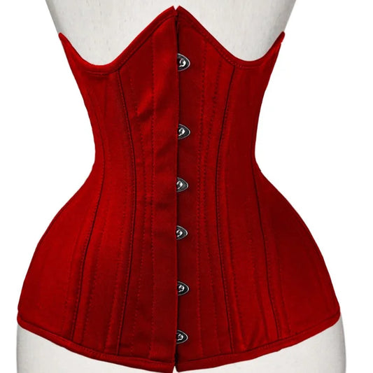 RED COTTON CORSET
