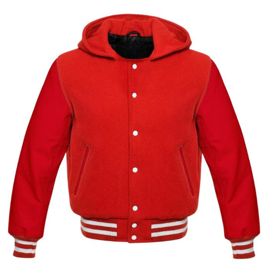 Red Varsity Hoodie