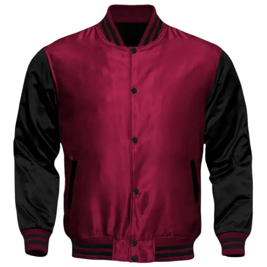 MAROON SILK JACKET FOR KIDS