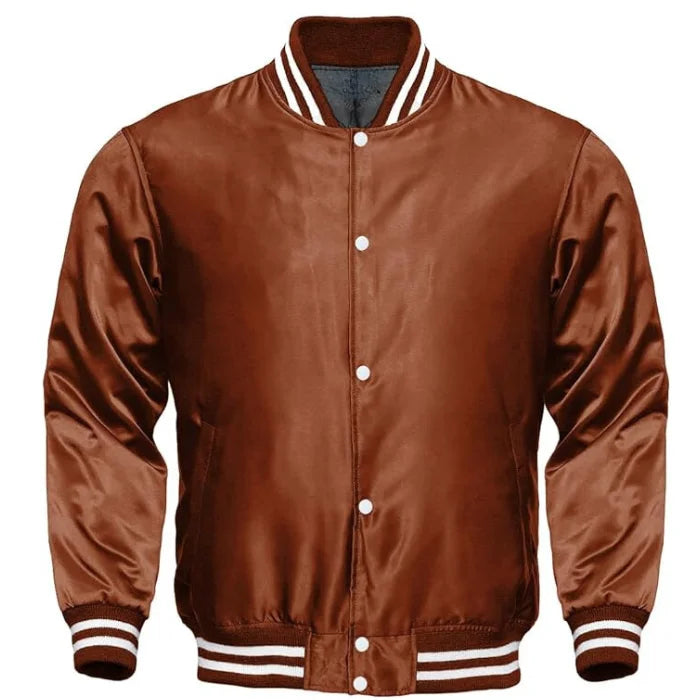 BROWN SILK JACKET KIDS