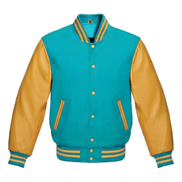 Tiffany and Gold Varsity Jacket