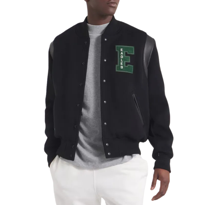 Philadelphia Eagles Teddy Varsity Wool Jacket