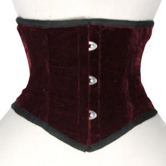 GREEN VELVET CORSET