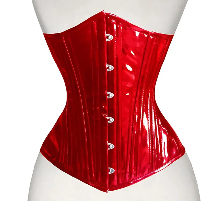 Women's Underbust Corset Strong Waist Trainer Red Corset