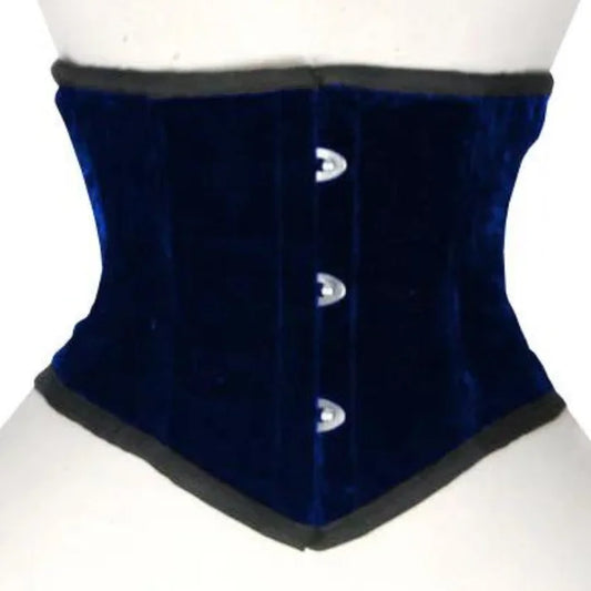 NAVY VELVET CORSET