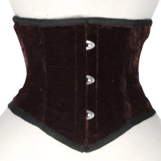 BROWN VELVET CORSET