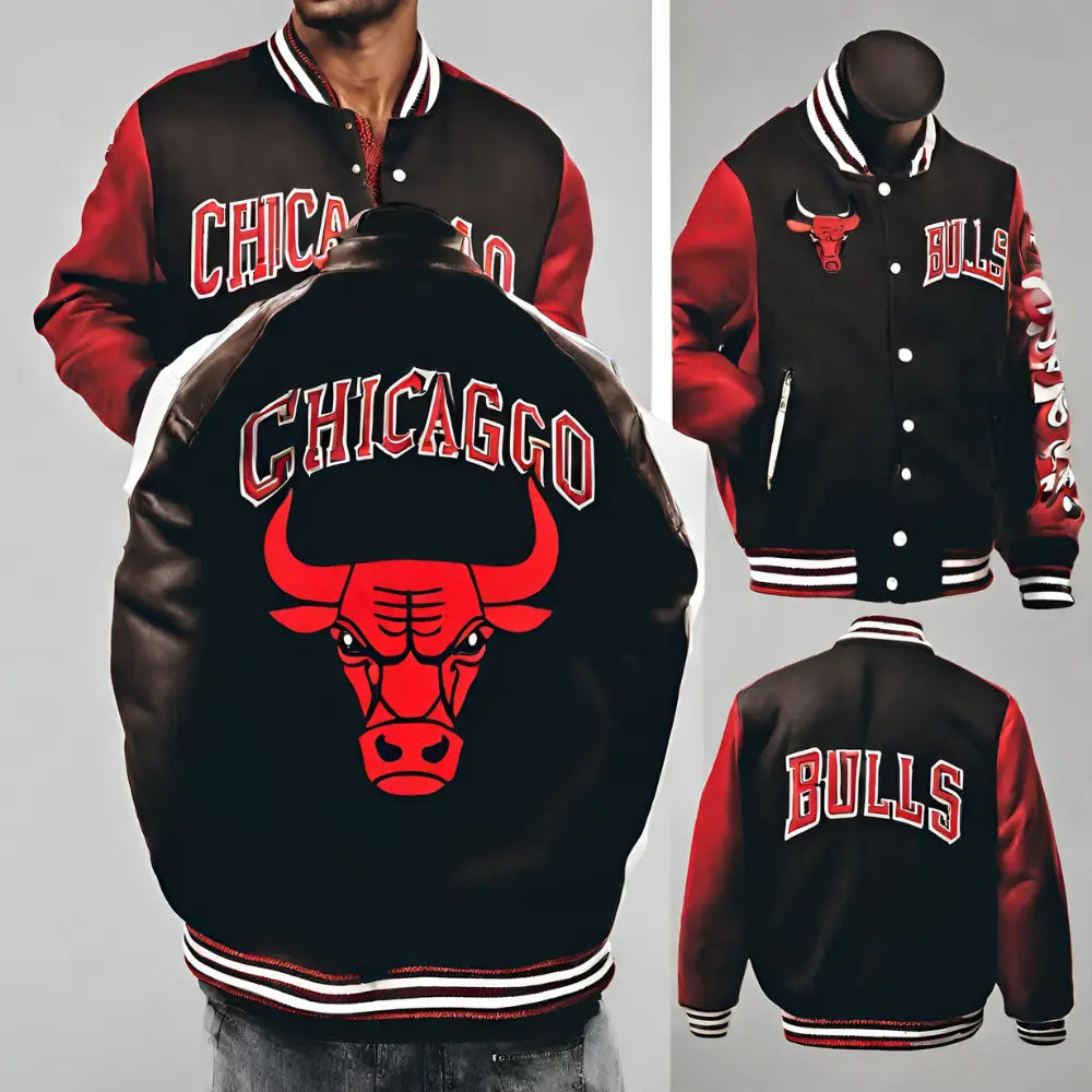 chicago bulls letterman jacket