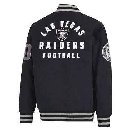 retro raiders jacket​ back