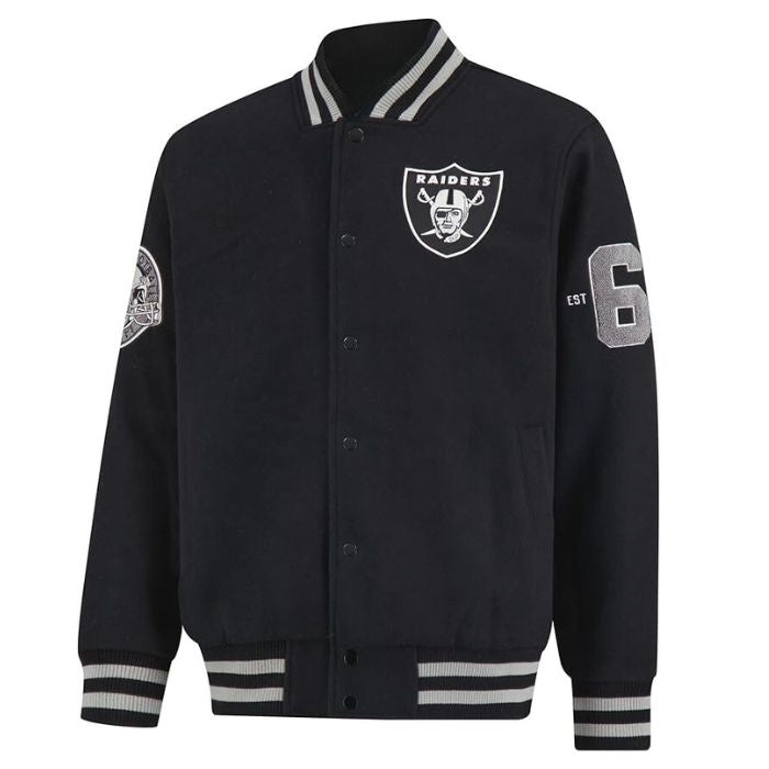 retro raiders jacket​ front