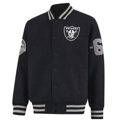 retro raiders jacket​ front