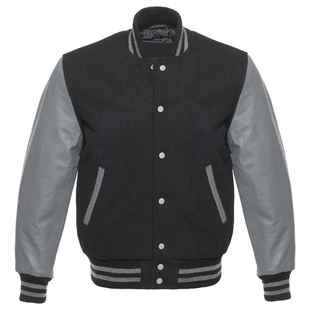 Grey Varsity Jacket